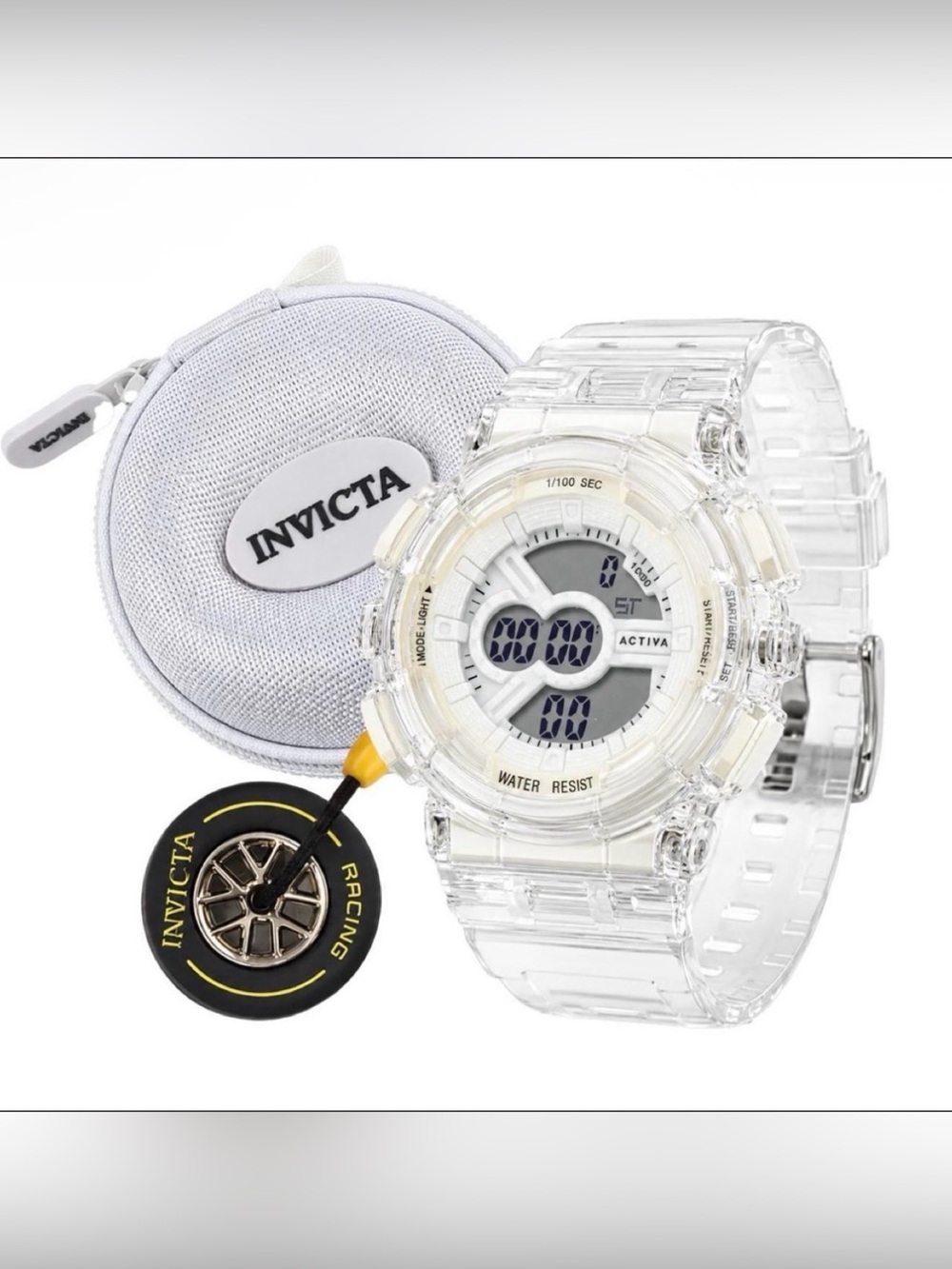 Invicta Activa Cyber Drift Limited Edition X set with case & wheel keychain